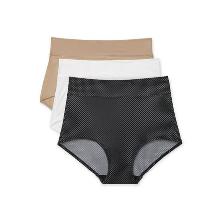 

Warners Blissful Benefits Dig-Free Microfiber Brief 3-Pack RS9043W