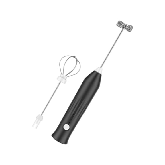 Portable Rechargeable Electric Milk Frother Foam Maker Stainless Steel Handheld Foamer Drink Mixer Coffee Frothing Wan