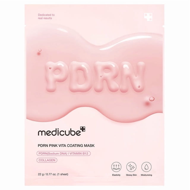 Mascarilla facial medicube pdrn vita coating 1pza