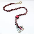 thumbnail image 2 of 550 Paracord Motorcycle Whip Get Back whip 1" Ball & Skulls 36" - Gray Black Red, 2 of 4