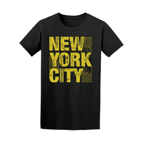 New York City Queens Bronx T-Shirt Men -Image by Shutterstock, Male XX-Large