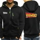 thumbnail image 4 of Sudadera con capucha y cremallera de Regreso al futuro, chaqueta de primavera y otoño para hombre, sudaderas con capucha de gran oferta, marca de moda, ropa de calle para hombre, 4 of 5