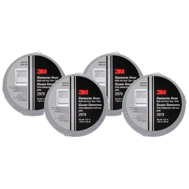 Cinta adhesiva Multiuso 3M Talc 2979 Plata 48 mm x 55 m x 0,18 mm