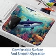 thumbnail image 6 of Whale Non-Slip Rubber Bottom Printed Gaming Mouse Pad Mouse Mat - Square 8.3x9.8 Inch, Suitable for Office and Gaming., 6 of 6