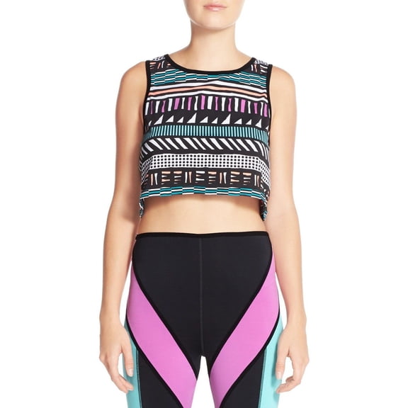 Minkpink Personal Best Multi-color Crop Top (S)