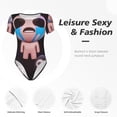 thumbnail image 5 of Lsque The Binding of Isaac Women's Crew Neck Short Sleeve Bodysuit Basic T Shirts Tops Onesie Adult Cute Pajama-X-Large, 5 of 8