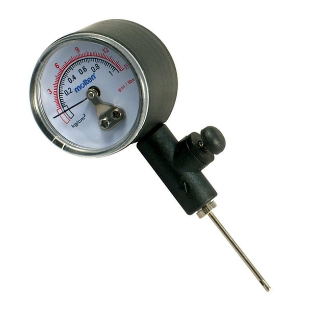 Manómetro Molten PG con válvula de escape integrada, negro