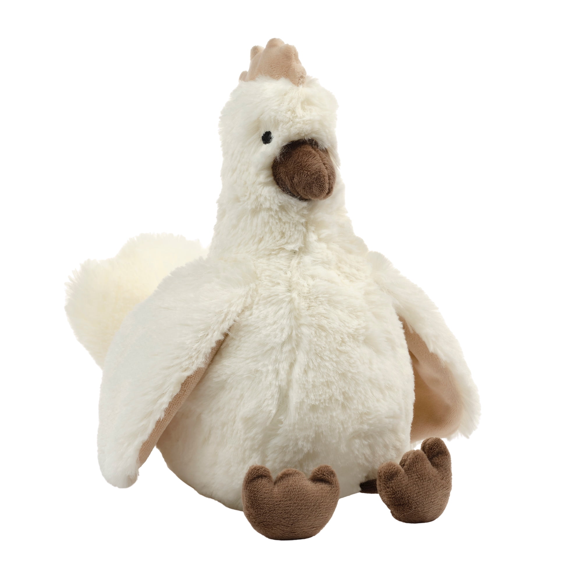 Bedtime Originals Farmyard Friends Plush Chicken Stuffed Animal Toy - Peep