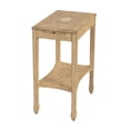 thumbnail image 1 of Butler Gilbert 12"W Rectangular Wood End Table with Pull-Out Tray - Beige, 1 of 7