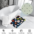thumbnail image 3 of Baseball Polyester Non-Slip Machine Washable Bath Rugs Office Mat Floor Mats, 3 of 6