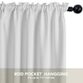 thumbnail image 5 of Deconovo Room Darkening Curtains for Bedroom, 42W x 95L inch, Greyish White, Set of 2, 5 of 8