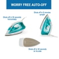 thumbnail image 3 of T-fal Plancha de Vapor Eco Master, Suela de cerámica Easy Gliding, potencia de 1400 W, elimina arrugas, color blanca/azul, Ideal para un planchado fácil y rápido, FV17, 3 of 7