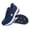 Navy blue, variant on Women's Slip on Wide Toe Box Walking Shoes Hands-Free Arch Support Orthotic Air Sneakers Plantar Fasciitis