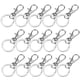 thumbnail image 5 of Llaveros para mujer, llavero de billetera, llavero de auto, lindo llavero 30 piezas llave desmontable con cerradura giratoria blanca 25 mm suave t, 5 of 5