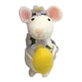 thumbnail image 1 of Mice Needle Felting Starter Kit, Felt Hanging Wool Easter Mouse Figurine, Wool Felt Mouse Craft Kit for Easter Basket Filler Spring Home Kitchen Room Window Party, 1 of 7