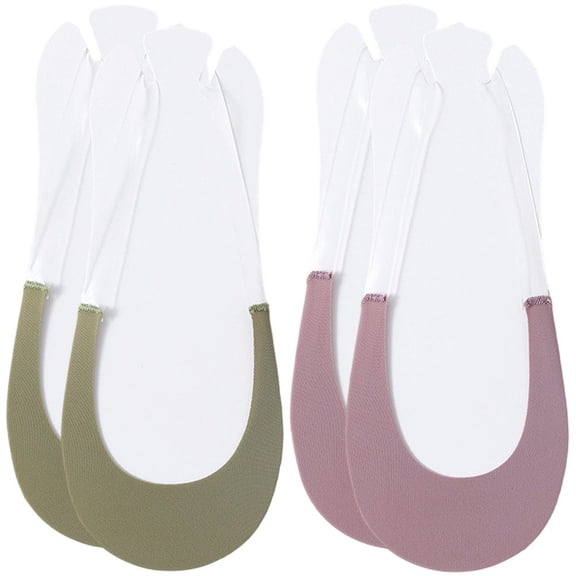 vlrwzc No Show Socks, Half Toe Topper Invisible Socks, Invisible Socks, Women's Boat Socks No Show Low Cut Short Socks for Loafer High Heels