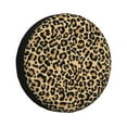 thumbnail image 1 of Fotbe Leopard Print Funda de Llanta de Repuesto con Estampado, Engrosada, Ajuste Universal para Jeep, Remolque, RV, SUV, Camión-17 inch, 1 of 6