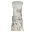 thumbnail image 4 of Drses Summer Dresses for Women 2024 Vacation Trendy Floral Boho Mini Dress Sleeveless Casual Beach Sundresses Cover Ups, 4 of 5