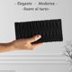 thumbnail image 2 of Cartera Grande Con Pliegues Negra, 2 of 4