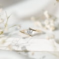 thumbnail image 4 of Rosec Jewels Lab Created Diamond Promise Bypass Ring - Princess Cut Diamond Ring (5mm, EF-VS Grade) - Valentines Day Gift, 14K Yellow Gold, US 12.50, 4 of 9