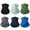 Black, light gray, military green, dark gray, navy blue, royal blue, variant on 6 Pieces Summer UV Protection Cooling Neck Gaiter Face Clothing Neck Gaiter Mask Scarf Sunscreen Breathable Bandana