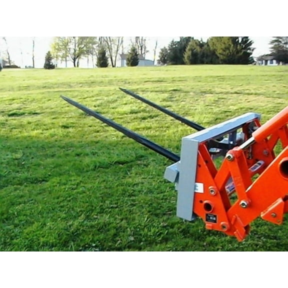 Skid Steer Bale Spear Attachment - 2x39" Prongs - MOD