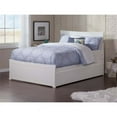 thumbnail image 2 of Leo & Lacey Urban Full Trundle Platform Bed in White, 2 of 3