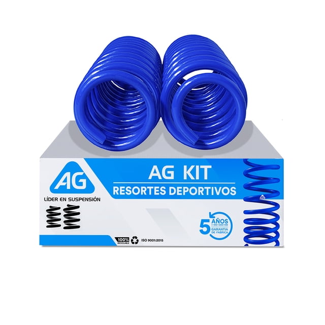 Resortes AG Kit para Auto Traseros para Dodge Caliber 2006 a 2010 2 Piezas Nuevos