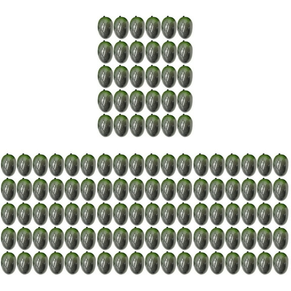 unbranded 120 pcs  Fake Olive Ornaments Realistic Olive Simulation Adornments Fruits Decors