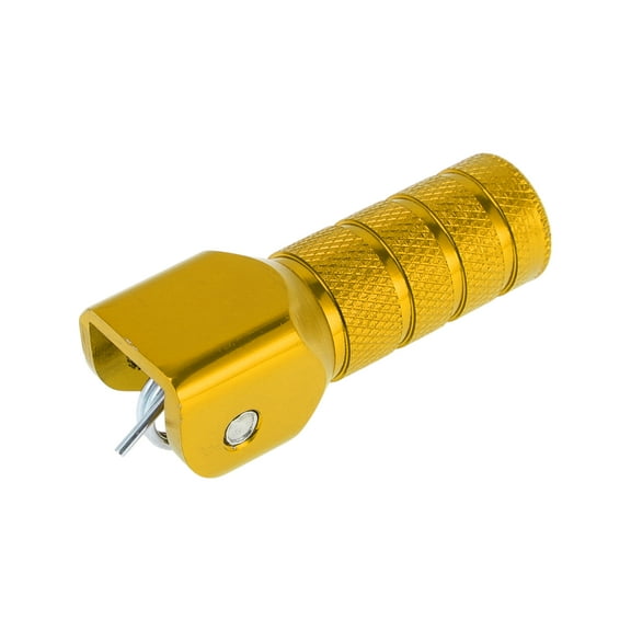 Unique Bargains Yellow Motorcycle Shifter Footrests Pegs for Suzuki RMZ Cylinder Square Shift Foot Rests Peg Footboards Aluminum Alloy 1 Pc