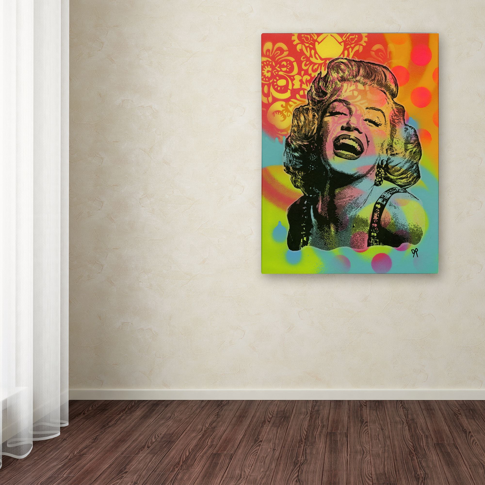 Trademark Fine Art 'Guffaw Marilyn' Canvas Art by Dean Russo