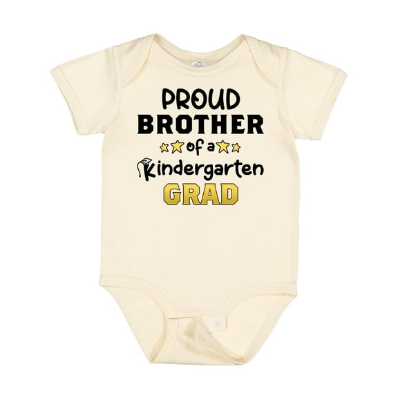 Inktastic Proud Brother of a Kindergarten Grad Boys Baby Bodysuit