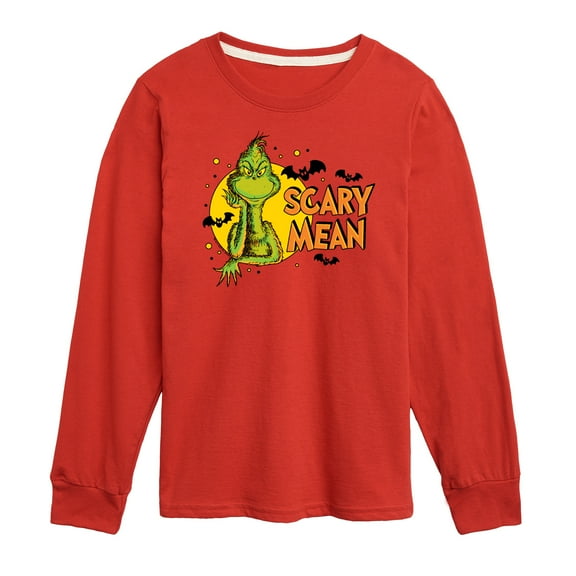 The Grinch - Scary Mean - Toddler & Youth Long Sleeve Graphic T-Shirt