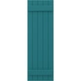thumbnail image 5 of Ekena Millwork 17 1/2"W x 84"H Americraft Five Board (2 Batten) Exterior Real Wood Joined Board-n-Batten Shutters (Per Pair), Antigua, 5 of 10