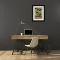 thumbnail image 3 of Vintage Apple Collection 23x32 Black Ornate Wood Framed with Double Matting Museum Art Print Titled - La Vie Facile, 3 of 4