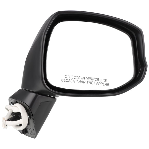 cciyu Left Side Mirror for 2012 2013 2014 For HONDA CIVIC Black Power Adjusted Smooth Replacement Side View Mirror - HO1320261