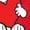 RED, variant on Peanuts - Feelin' Loved - Toddler Boys Short Sleeve Graphic T-Shirt