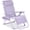 Lavender, variant on Best Choice Products Monochromatic Zero Gravity Chair, Folding Patio Recliner w/Side Tray, Headrest - Lavender