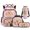Capybara Strawberry, variant on KUIFORTI Capybara Watermelon 4Pcs Elementary Girls Backpack Set, Kids Bookbag with Lunch Box for Back to School Supplies, School Bag with Pencil Case & Water Bottle Sleeve