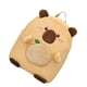 thumbnail image 5 of Mochila de peluche de capibara, mochila de viaje de dibujos animados, mochila informal, mochila elegante Caqui, 5 of 9