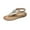 Gold, variant on VerPetridure Women's Sandals Summer Casual Shoes Low-heeled Sandals Casual Comfortable Sandals Beach Diamond Flowers Bohemian Flip Flops