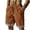 Brown, variant on Mens Shorts Cotton Blend Relaxed Fit Casual Chinos Adjustable Waist Drawstring Shorts with Striped Cuffs