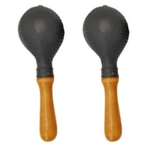 Kokiya 2Pcs Wooden Maracas DIY Hand Percussion for Performance Party Favors Concert