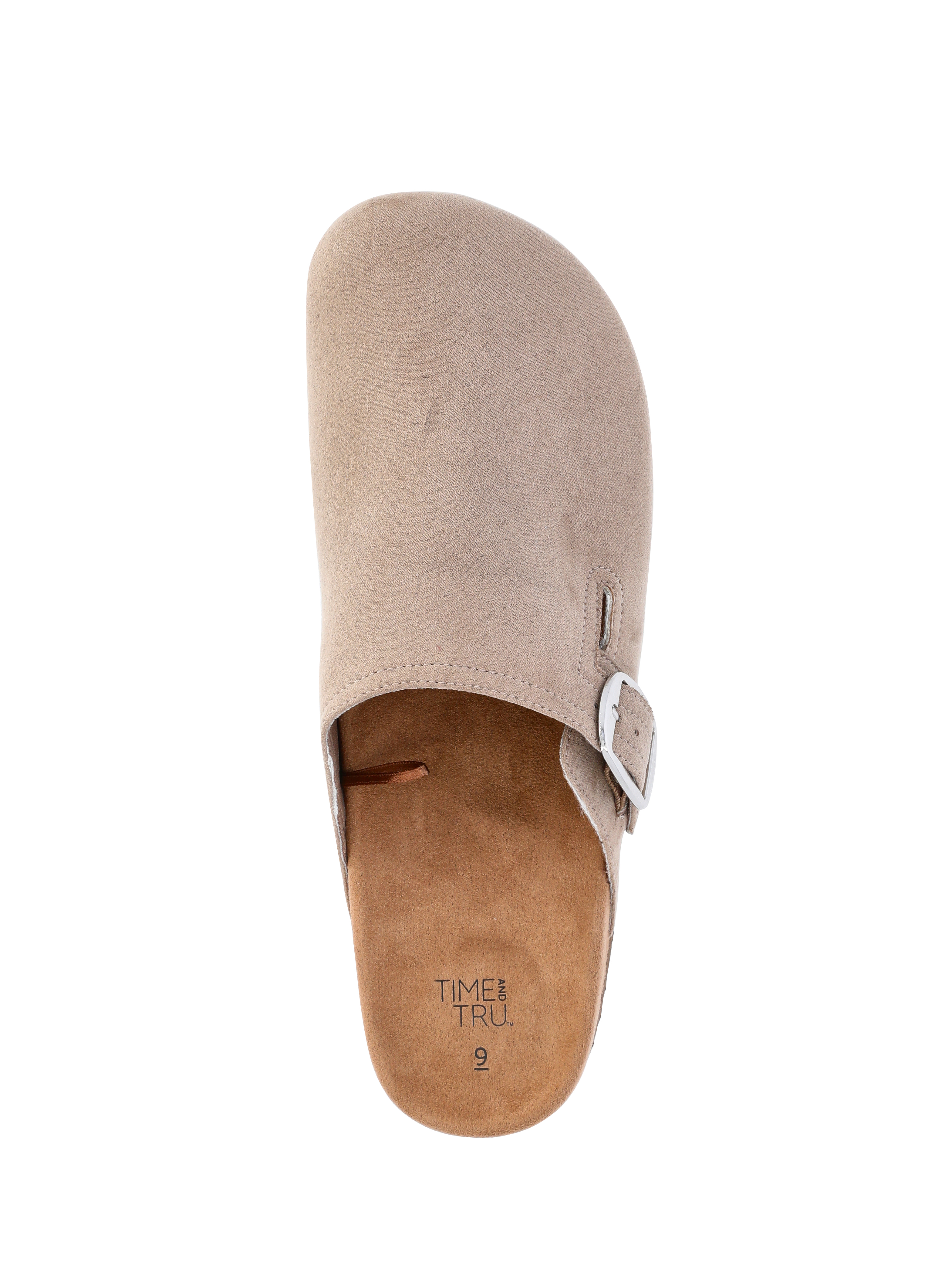 Time and Tru Women's Buckle Clogs, Brown photo 4
