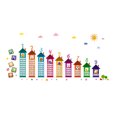 thumbnail image 1 of Wall Sticker Waterproof Firm Poster Adhesive Simple Adhesive Decals Operation Decals Children Decoration Indoor Multiplication Table with Pack, 1 of 9