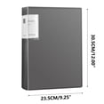thumbnail image 3 of Ganfancp A4 Carpeta Semitransparente para Libros de Datos Carpeta Clasificadora Multicapa Intercalada Ofertas Del Día Liquidación 1X Carpeta, 3 of 5