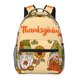 thumbnail image 1 of Fotbe Gnomes Happy Thanksgiving Mochila Casual con Estampado para Escuela, Viajes y Actividades al Aire Libre - Duradera, Ligera y Cómoda, 1 of 5