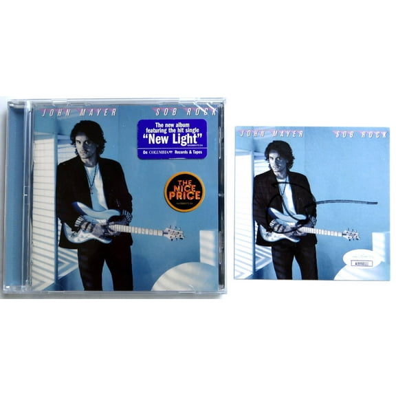 John Mayer Signed Autographed CD Insert Sob Rock w/Sealed CD JSA