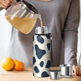 thumbnail image 4 of 20 Oz Cow Pattern Coffee Tumbler Double Wall Insulated Stainless Steel Water Bottle | Metal Reusable Thermoses Flask with Cup Cap | Leak & Sweat Proof with Anti-Dust Lid, 4 of 7