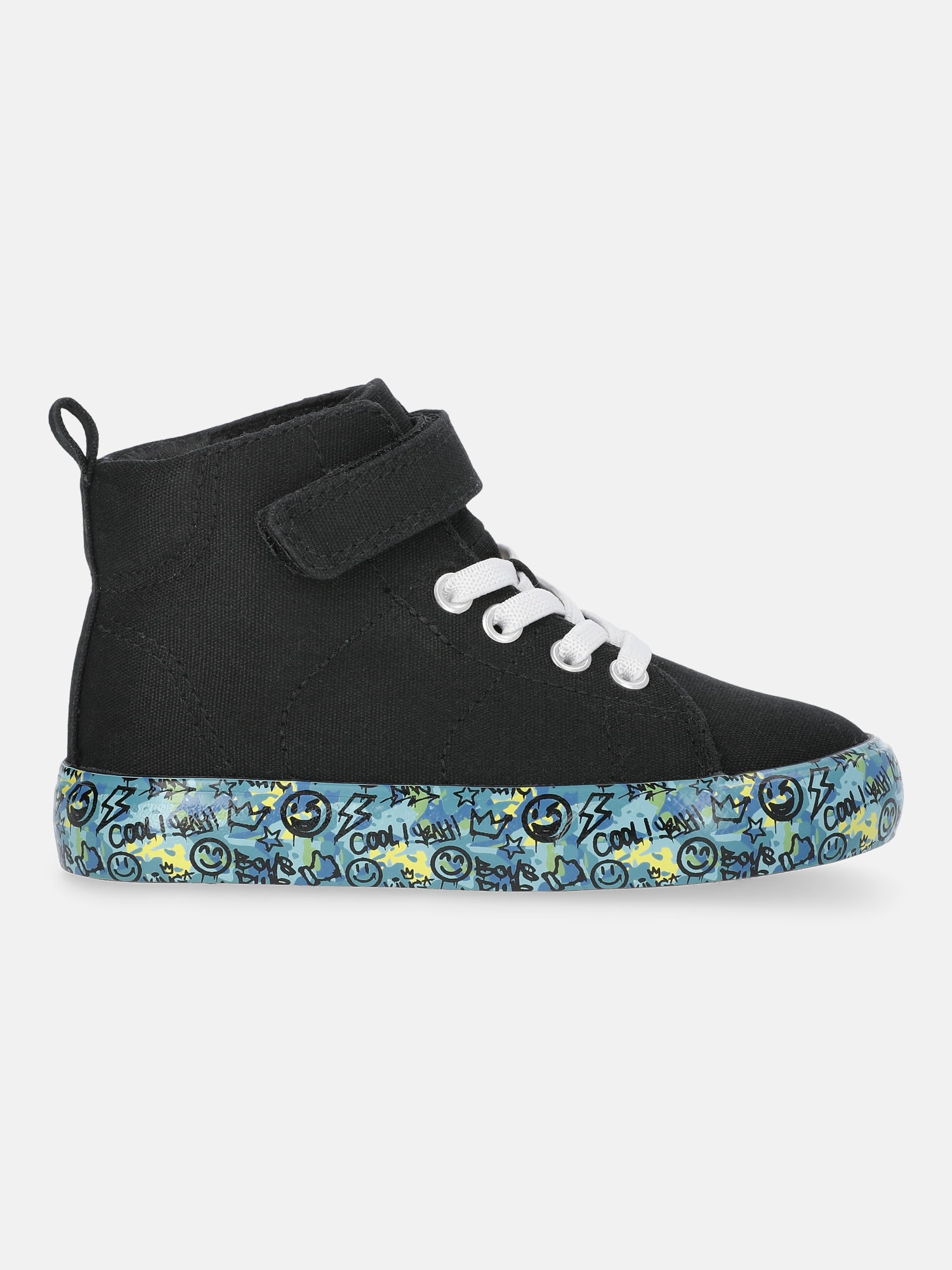 Wonder Nation Toddler Boys Casual High Top Sneakers